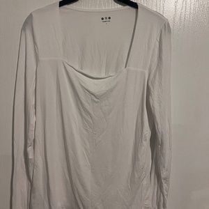 Three Dots Square Neck Top